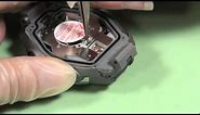 How to Change a CTL1616 Rechargeable Watch Battery in a Casio G-Shock