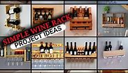 SIMPLE WALL MOUNTED WINE & GLASS RACK COMPILATION / PROJECT IDEAS / woodwork / DIY