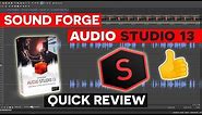 Sound Forge Audio Studio 13 - Audio Editing Software Review