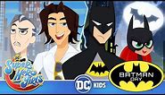 DC Super Hero Girls | Best Batman & Bruce Wayne Cameos! 🦇 | @dckids