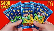Opening 10 Pokemon McDonald's Booster Packs ($400 a Pack)