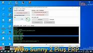 Wiko Sunny 2 Plus FRP Bypass Google Account Sunny 2 Plus by CM2