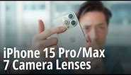 The iPhone 15 Pro / Max Camera Lenses EXPLAINED