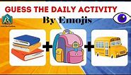 Guess the daily activity by the Emojis | 💻📸 Guess the Emoji