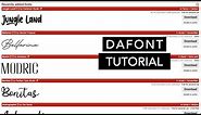 DAFONT TUTORIAL | How To Download FREE FONTS!