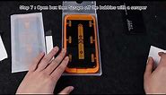 Cragee.com™ Easy Install Tempered Glass Screen Protector for iPhone || Fully Automatic Applicator