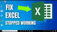 How To Fix Microsoft Excel Has Stopped Working or Not Responding (2022)