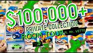 6 FIGURE 🤑 Hot Wheels ROOM Tour- DieCa$h Cribs Edition- ft Mr VETTE- Super Treasure Hunts For Days!