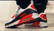 THESE ARE EPIC! NIKE AIR MAX 90 GORE-TEX INFARED On Feet Review