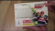 Nintendo 3DS XL White Bundle Mario Kart 7 Unboxing video / review