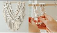 Macrame Wall Hanging | Easy Tutorial for Beginners