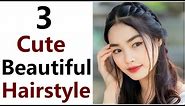 3 Cute and simple hairstyle - easy hairstyles | simple hairstyle | hairstyle