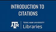 Introduction to Citations