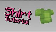 How to Make a Shirt on your Minecraft Skin