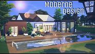 Maison Moderne Design | DECORATION D'INTERIEUR ET BASE GAME | SPEED BUILD SIMS 4