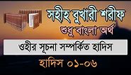 বুখারী শরীফ বাংলা, ১ম খন্ড, হাদিস ০১-০৬ | Bukhari Sharif Bangla, Hadis 01-06