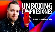iPhone 8 Plus (PRODUCT) RED, unboxing e impresiones