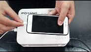 Poyank Projector: How To Connect iPhone With A USB Lightening ONLY. Plug And Play