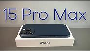 iPhone 15 Pro Max Blue Titanium - Unboxing, Comparison & First Impressions!