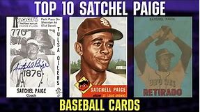 Top 10 Most Valuable Satchel Paige Baseball Cards