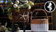 How To Paint And Decorate Wicker Baskets (Easy Basket Deco DIY Tutorial)