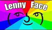 What is the meaning of lenny face? The origin of the le lenny face meme