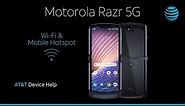 Learn How to Set Up Wi-Fi & Mobile Hotspot on Your Motorola razr 5G | AT&T Wireless