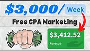 $3,000/Week • Free CPA Marketing • Affiliate Marketing 2023
