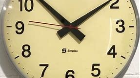 Vintage SIMPLEX Electric Wall School Kitchen Clock | Item# 2278- Adelaide Clocks