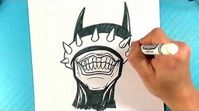 How to Draw BATMAN WHO LAUGHS
