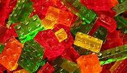 Lego Brick Shaped Gummy Candies