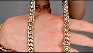 10mm Yellow Gold Miami Curb Cuban Link Chain STORY/SIZING/ON NECK REVIEW | Ariel Rosado