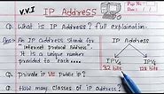 what is ip address? full Explanation | Learn Coding