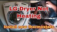How to Fix LG Dryer Not Heating At All | Comes on but No Heat | Model DLEX7177WM