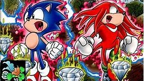 Archie Super Sonic VS Hyper Knuckles Special