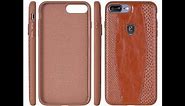 PULOKA simple thin leather phone case for Iphone 6 plus 6G note 8 oneplus