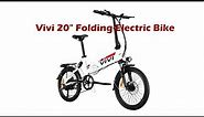 VIVI FM20 20 Inch Folding Electric City Bike Assembly Guide