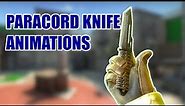 PARACORD KNIFE ANIMATIONS ★ CS:GO
