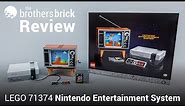 LEGO 71374 Nintendo Entertainment System | Review Demo