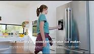 Bosch makes the industry's fastest refrigerator ice maker.*
