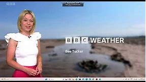 Bee Tucker the weather presenter in the BBC Regional Services Part 1