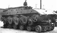 rare WW2 live footage of the German super heavy tank E-100