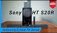 Sony HT S20R Home Theatre System Unboxing & How To Setup Sony HT S20R Soundbar