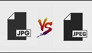 What is the Difference Between JPEG and JPG | JPEG VS JPG