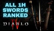 Diablo 4 - All 18 Swords Ranked from WORST to BEST