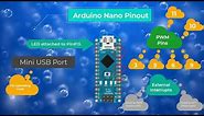 Introduction to Arduino Nano | Pinout | Features | Proteus Simulation