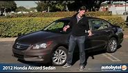2012 Honda Accord Sedan Test Drive & Car Review
