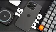 iPhone 15 Pro - Black Titanium: Unboxing + First Impressions