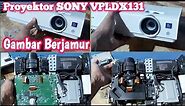 VPL-DX131 Sony Projector How To Fix Blurry image | Fix Projector Lens Stuck | Service Proyektor Sony
