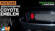 Ford Mustang MP Concepts Coyote Emblem Review & Install